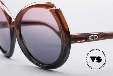 Christian Dior D11 Riesige 70er Brille, aus unglaublichem Optyl-Material mit Mystique-Effekt, Passend für Damen