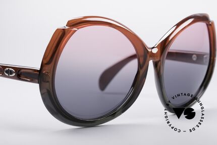 Christian Dior D11 Riesige 70er Brille, Material mit "Formgedächtnis".. scheint nicht zu altern, Passend für Damen