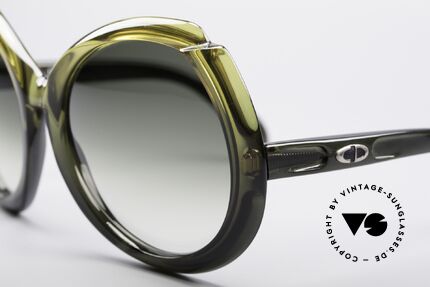 Christian Dior D11 Riesige 70er Brille, aus unglaublichem Optyl-Material mit Mystique-Effekt, Passend für Damen