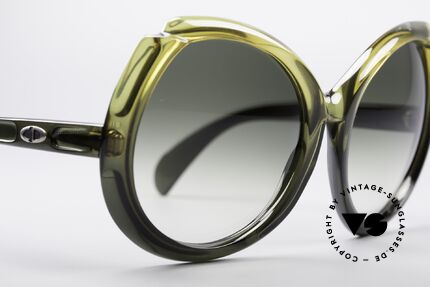Christian Dior D11 Riesige 70er Brille, Material mit "Formgedächtnis".. scheint nicht zu altern, Passend für Damen