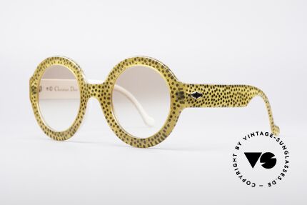 Christian Dior 2567 Runde 90er Brille, ein echter Hingucker; subtil extravagante Eleganz, Passend für Damen