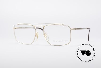 Christian Dior 2652 90er Vintage Brille, markante Christian Dior vintage Fassung von 1990, Passend für Herren