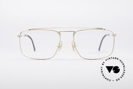 Christian Dior 2652 90er Vintage Brille, elegantes Modell für den kosmopolitischen Herren, Passend für Herren