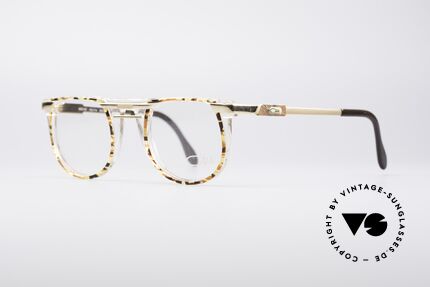 Cazal 647 90er Vintage Designerbrille, geniale Kombination v. Farben/Formen/Materialien, Passend für Herren und Damen
