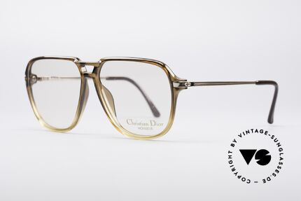Christian Dior 2296 80er Vintage Monsieur Serie, Front aus leichtem Optyl-Material in honig-braun, Passend für Herren