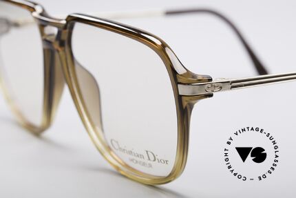 Christian Dior 2296 80er Vintage Monsieur Serie, zudem vergoldetet Brillenbügel; SMALL-Gr. 56/11, Passend für Herren