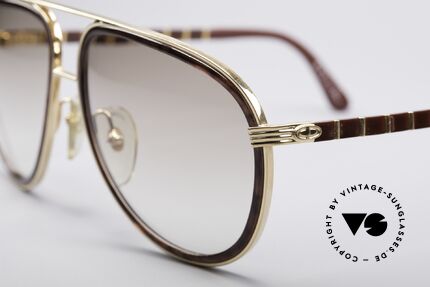 Christian Dior 2526 XLarge Piloten Sonnenbrille, sehr leicht getönte Gläser (auch abends tragbar), Passend für Herren
