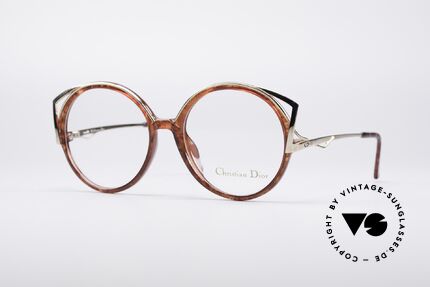 Christian Dior 2554 90er Damen Brille, spektakuläre Dior Damen DesignerBrille von 1990, Passend für Damen