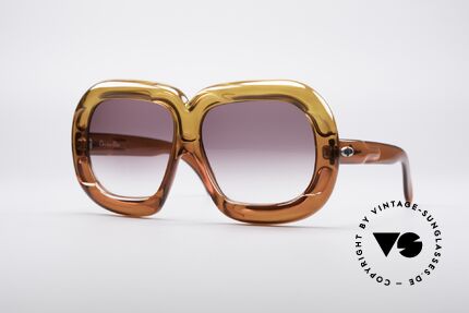 Christian Dior D10 Riesige 70er Brille, XXL Dior Designersonnenbrille aus den frühen 70ern, Passend für Damen