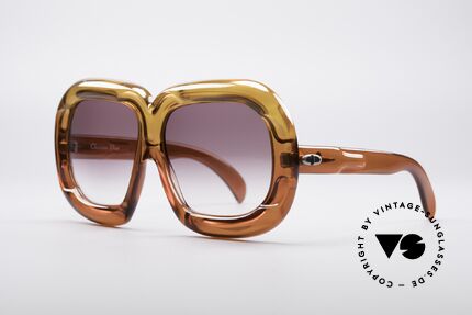 Christian Dior D10 Riesige 70er Brille, RIESENGROSS; typisch 70er & echte Modegeschichte, Passend für Damen