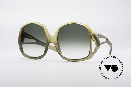 Christian Dior 2007 70er Modegeschichte, unglaubliche Christian Dior vintage XXL Sonnenbrille, Passend für Damen