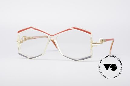 Cazal 180 80er Designerbrille, sechseckige Cazal Designerbrille von 1986/1987, Passend für Damen Cazal 180 80er Designerbrille, sechseckige Cazal Designerbrille von 1986/1987, Passend für Damen