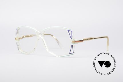 Cazal 172 Kristallklare 80er Brille, charakteristisch für die damalige CAZAL 100er Serie, Passend für Damen