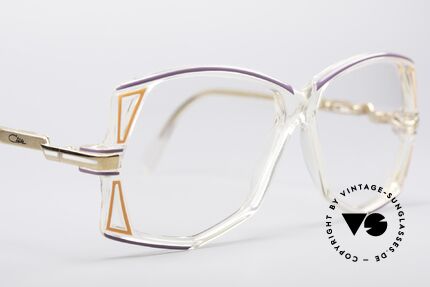 Cazal 172 Kristallklare 80er Brille, KEINE RETRObrille; sondern ein Original von 1987!!, Passend für Damen