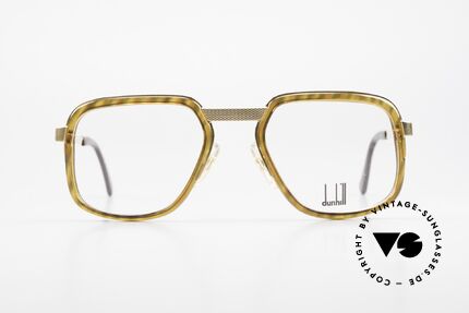 Dunhill 6073 Vergoldete 80er Brille Herren, sehr markante Alfred Dunhill vintage Brille von 1989, Passend für Herren