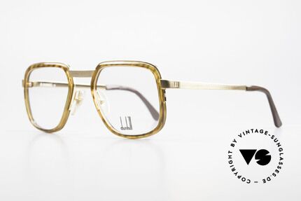 Dunhill 6073 Vergoldete 80er Brille Herren, Fassung ist hartvergoldet & für die Ewigkeit gemacht, Passend für Herren