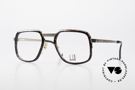 Dunhill 6073 Vergoldete 80er Herrenbrille, gewohnte Top-Qualität der englischen Noble-Marke, Passend für Herren