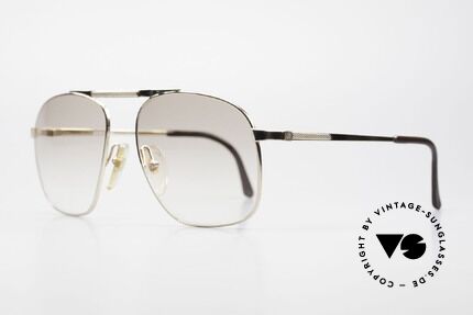 Dunhill 6046 80er Herrenbrille Vergoldet, vergoldeter Rahmen mit leicht getönten Sonnengläsern, Passend für Herren