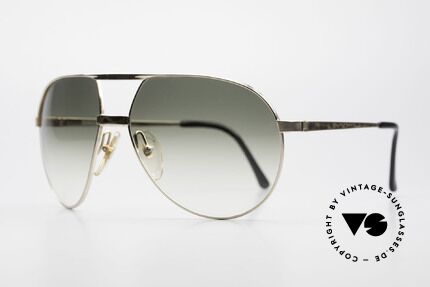 Dunhill 6042 80er Luxus Pilotenbrille Herren, unglaubliche Qualität & Verarbeitung (100% UV), Passend für Herren