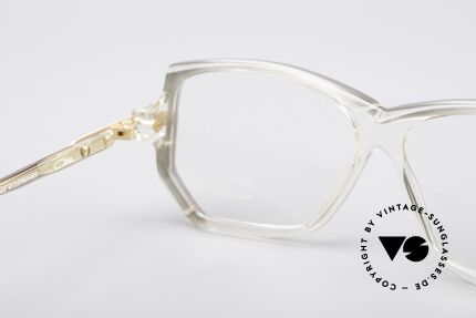 Cazal 197 80er Vintage Designerbrille, die Demogläser können durch optische ersetzt werden, Passend für Damen