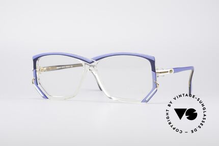 Cazal 197 80er Vintage Designerbrille, vintage CAZAL Designer-Brillenfassung von 1988/89, Passend für Damen