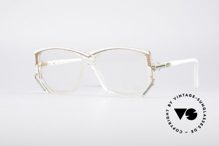 Cazal 197 80er Vintage Designerbrille, vintage CAZAL Designer-Brillenfassung von 1988/89, Passend für Damen