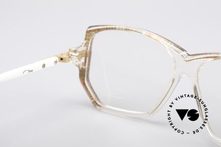 Cazal 197 80er Vintage Designerbrille, die Demogläser können durch optische ersetzt werden, Passend für Damen