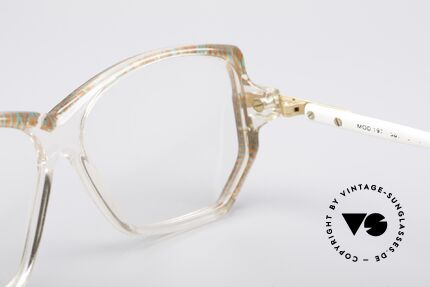 Cazal 197 80er Vintage Designerbrille, Aufdrucke durch's Putzen abgerieben, daher reduziert, Passend für Damen