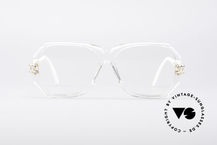 Cazal 169 Vintage Designer Brille, 1989/90 (Frame Germany) gefertigt, MEDIUM Gr. 56-14, Passend für Damen