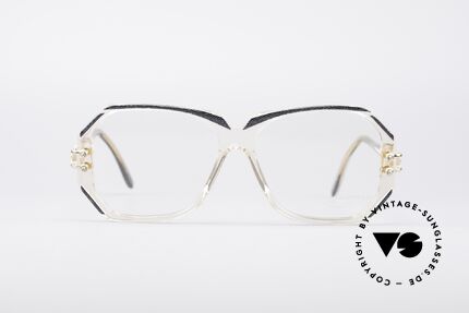 Cazal 169 Vintage Designer Brille, 1989/90 (Frame Germany) gefertigt, MEDIUM Gr. 56-14, Passend für Damen