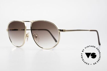 Dunhill 6051 80er Titanium Luxus Brille, hartvergoldete TITANIUM-Fassung, made in Japan, Passend für Herren