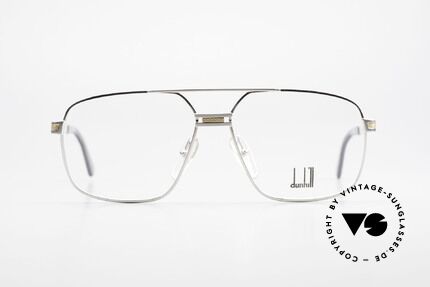 Dunhill 6134 Platinierte Luxus Brille 90er, 90er Jahre Luxus Brillenfassung von A. Dunhill, Passend für Herren