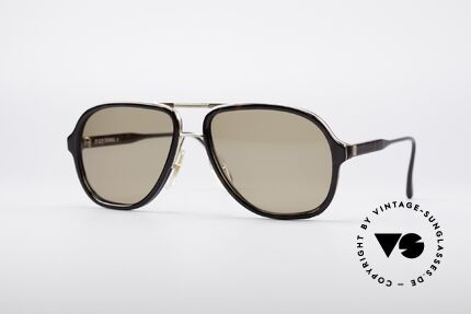 Dunhill 6077 80er Herren Sonnenbrille, markante vintage Dunhill Sonnenbrille von 1989, Passend für Herren