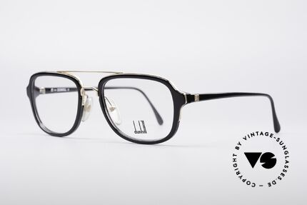 Dunhill 6162 90er Herren Vintage Brille, hochwertigster Optyl-Kunststoff in Kombination, Passend für Herren