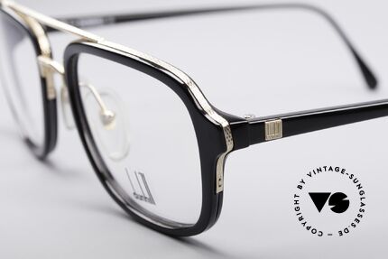 Dunhill 6162 90er Herren Vintage Brille, mit vergoldetem Metall-Rahmen (TOP-Qualität), Passend für Herren