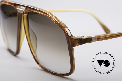 Dunhill 6097 90er Herren Sonnenbrille M, edler Schildpatt-Farbton mit braunen Verlaufsgläsern, Passend für Herren