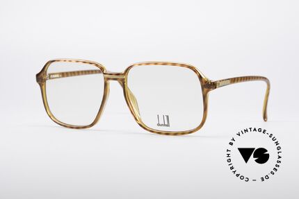 Dunhill 6060 Klassische 80er Brille Vintage, sehr markante vintage Dunhill Herrenbrille von 1987, Passend für Herren