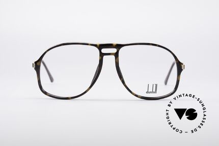 Dunhill 6091 Herren Vintage Aviator Brille, außergewöhnliche Form & einzigartiger Farbton, Passend für Herren