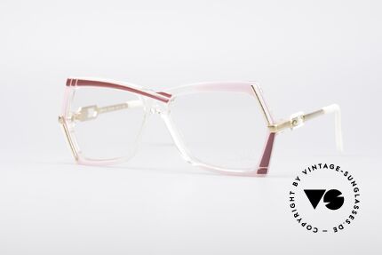 Cazal 183 80er Brille No Retrobrille, außergewöhnliche CAZAL Designerbrille von 1987, Passend für Damen
