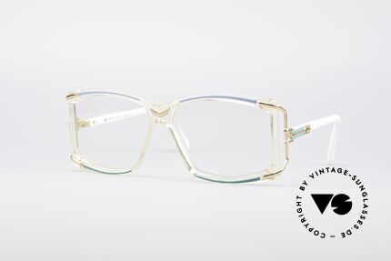 Cazal 179 Echt Vintage 80er Brille, typisches Cazal vintage Designerstück von 1987, Passend für Damen