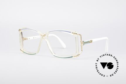 Cazal 179 Echt Vintage 80er Brille, aufwendige & edle Material- u. Farbkombination, Passend für Damen