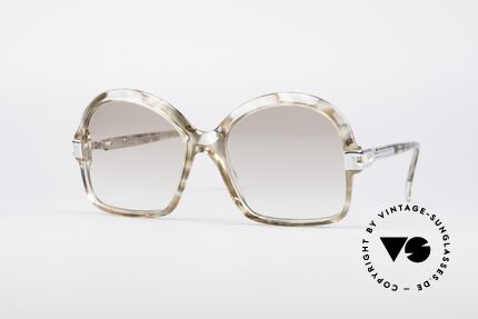 Cazal 108 70er Damen Vintage Brille, vintage Cazal Designer-Sonnenbrille aus den 1970ern, Passend für Damen