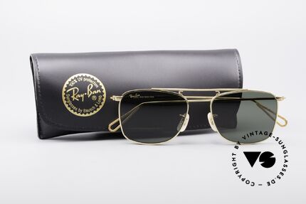 Sonnenbrillen Ray Ban Vintage Rectangle Bausch Lomb USA Brille