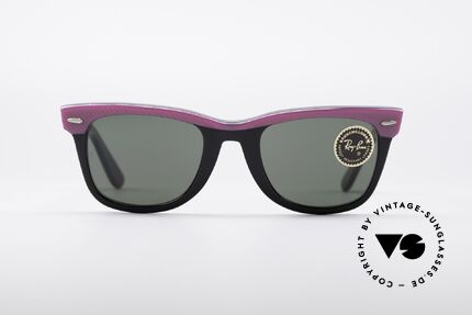 Ray Ban Wayfarer I B&L USA Sonnenbrille, u.a. getragen von Don Johnson in "Miami Vice", Passend für Damen