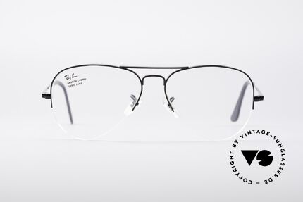 Ray Ban Aviator 80er Nylor Fassung, sehr seltene Nylor-Ausführung (halb rahmenlos), Passend für Herren und Damen