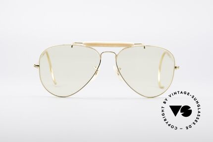 Ray Ban Outdoorsman Sport Changeable Automatik Gläser, Piloten-Sonnenbrille der 80er Jahre in Gr. 58-14, Passend für Herren und Damen