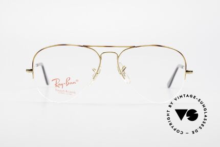 Ray Ban Aviator 80er Nylor Fassung Tortuga, sehr seltene Nylor-Ausführung (halb rahmenlos), Passend für Herren und Damen