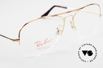Ray Ban Aviator 80er Nylor Fassung Tortuga, ungetragen (wie alle unsere vintage Fassungen), Passend für Herren und Damen