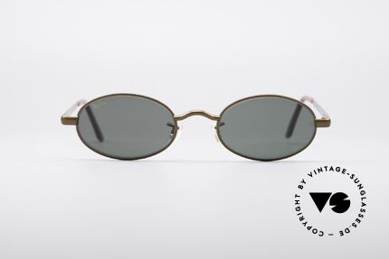 Ray Ban Sidestreet Metal 2 Oval Brille, ovale Ray-Ban Unisex-Sonnenbrille von 1996/1997, Passend für Herren und Damen