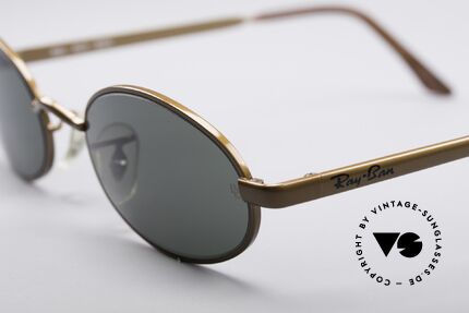 Ray Ban Sidestreet Metal 2 Oval Brille, mit legendären B&L G15 Mineralgläsern (100% UV), Passend für Herren und Damen